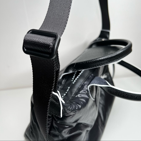 NEW LONGCHAMP Small Le Pliage Tote Black White - Picture 10 of 16